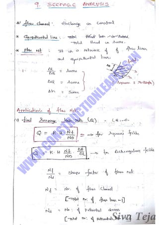 Geotechnical engineering gate short notes | PDF