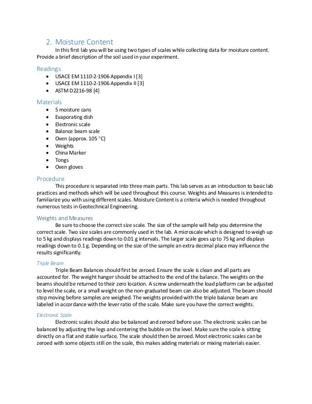 Geotechnical Engineering Laboratory Manual
