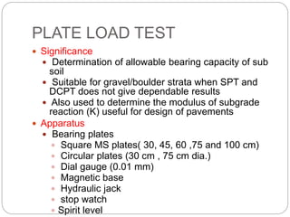 Geotechnical investigation for road work | PPTX