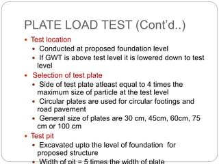 Geotechnical investigation for road work | PPTX