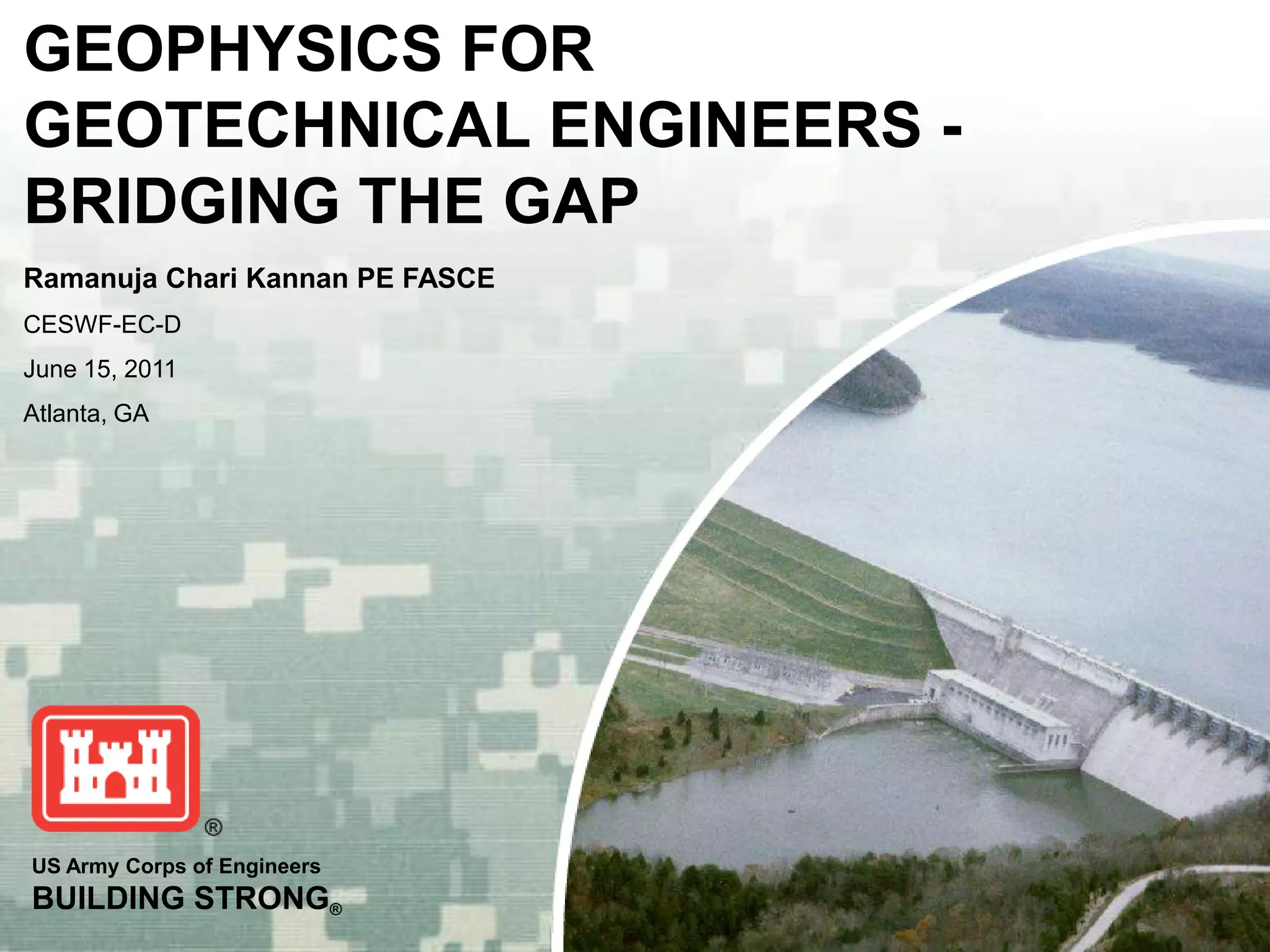 Geophysics for Geotechnical Engineers | PPTX