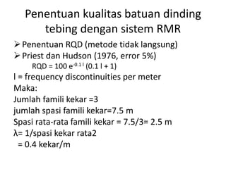 Geotek lapangan | PPTX