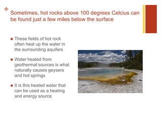 Geothermal Energy Basics | PPTX