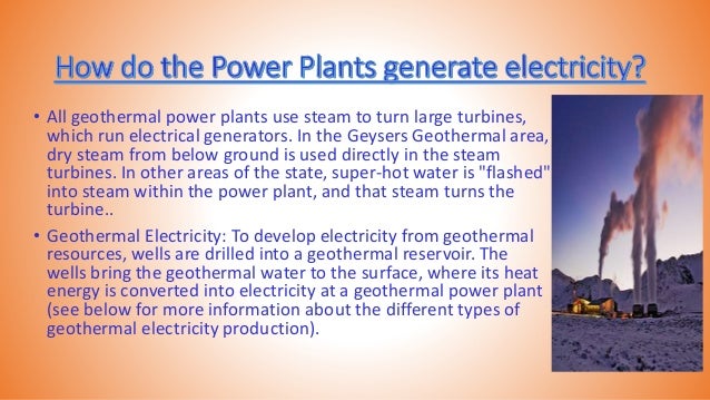 the geothermal power plant how geothermal power plant works