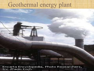 Geothermal energy plant
 