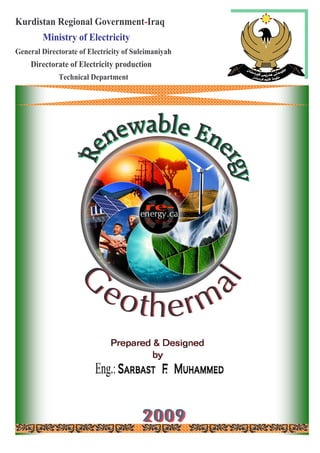 Kurdistan Regional Government-Iraq
Ministry of Electricity
General Directorate of Electricity of Suleimaniyah
Directorate of Electricity production
Technical Department
 