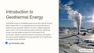 How does geothermal power plant harness energy from the volcano.pptx
