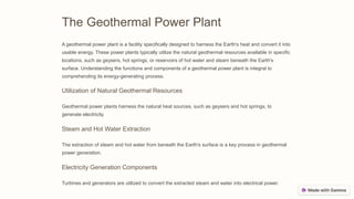 How does geothermal power plant harness energy from the volcano.pptx