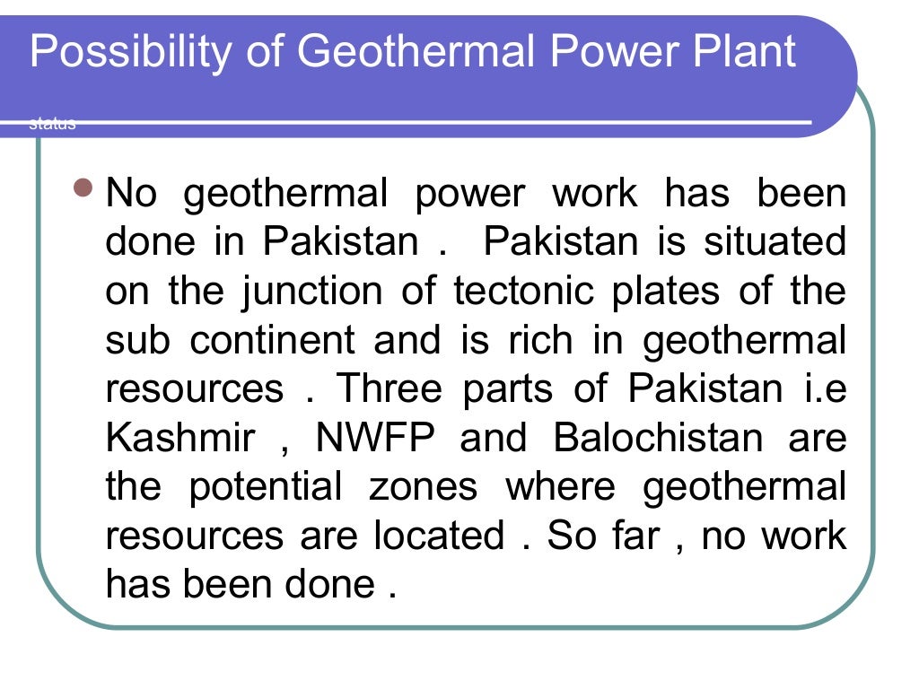 Geo Thermal Ppt
