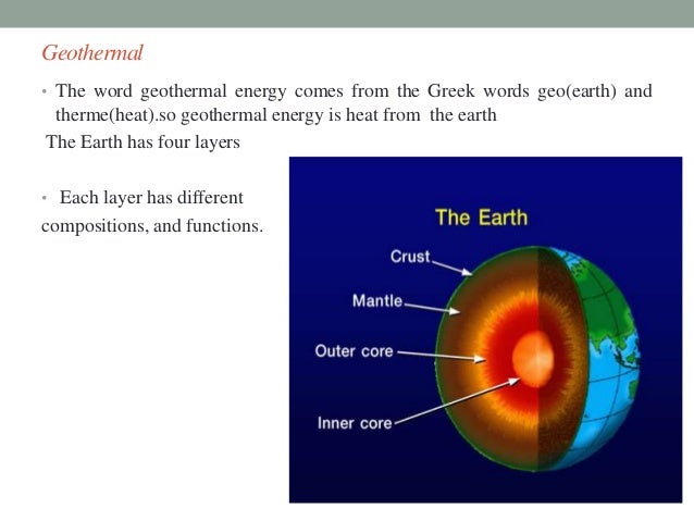 Geothermal Energy Chart Geothermal Energy Chart