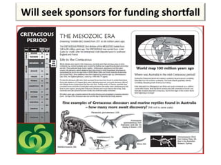 Will seek sponsors for funding shortfall
 