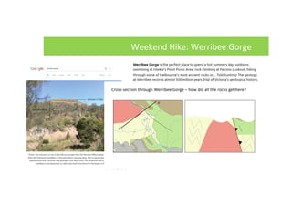 18
Weekend Hike: Werribee Gorge
 