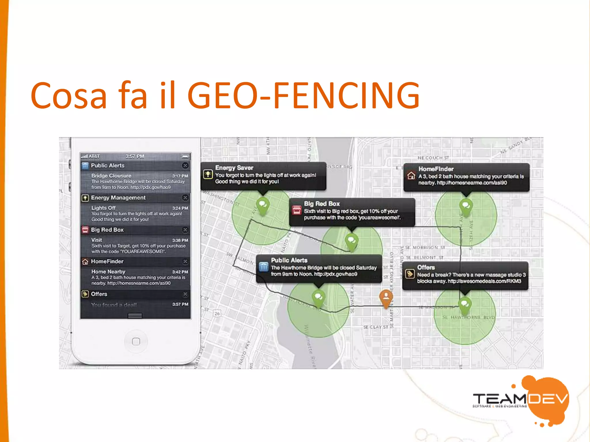 Cosa fa il GEO-FENCING 
 