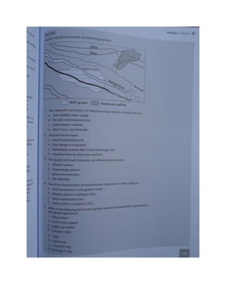 Geography unit 2 study guide