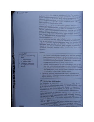 Geography unit 2 study guide