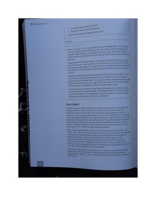 Geography unit 2 study guide