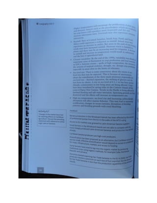 Geography unit 2 study guide