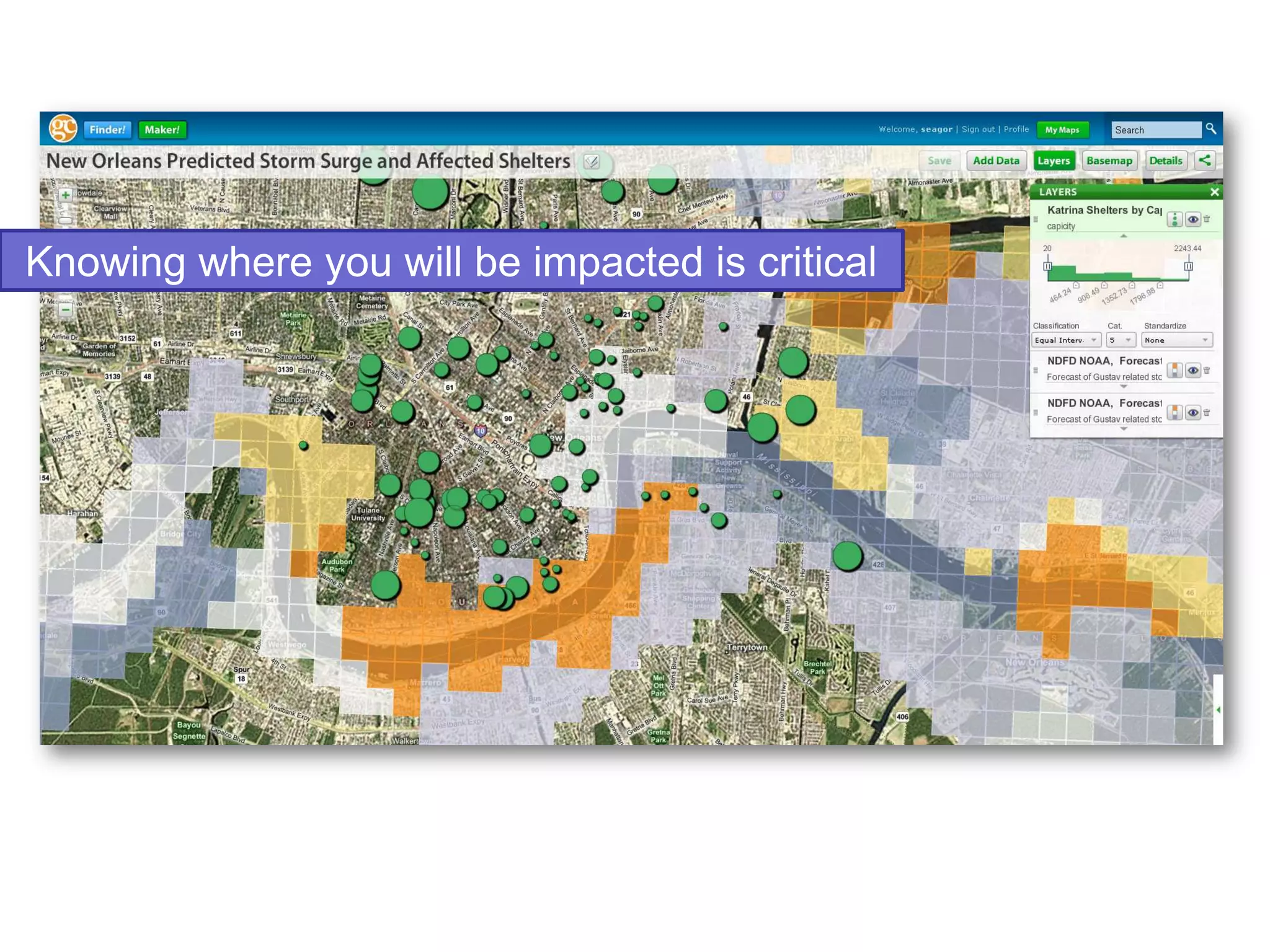 Knowing where you will be impacted is critical