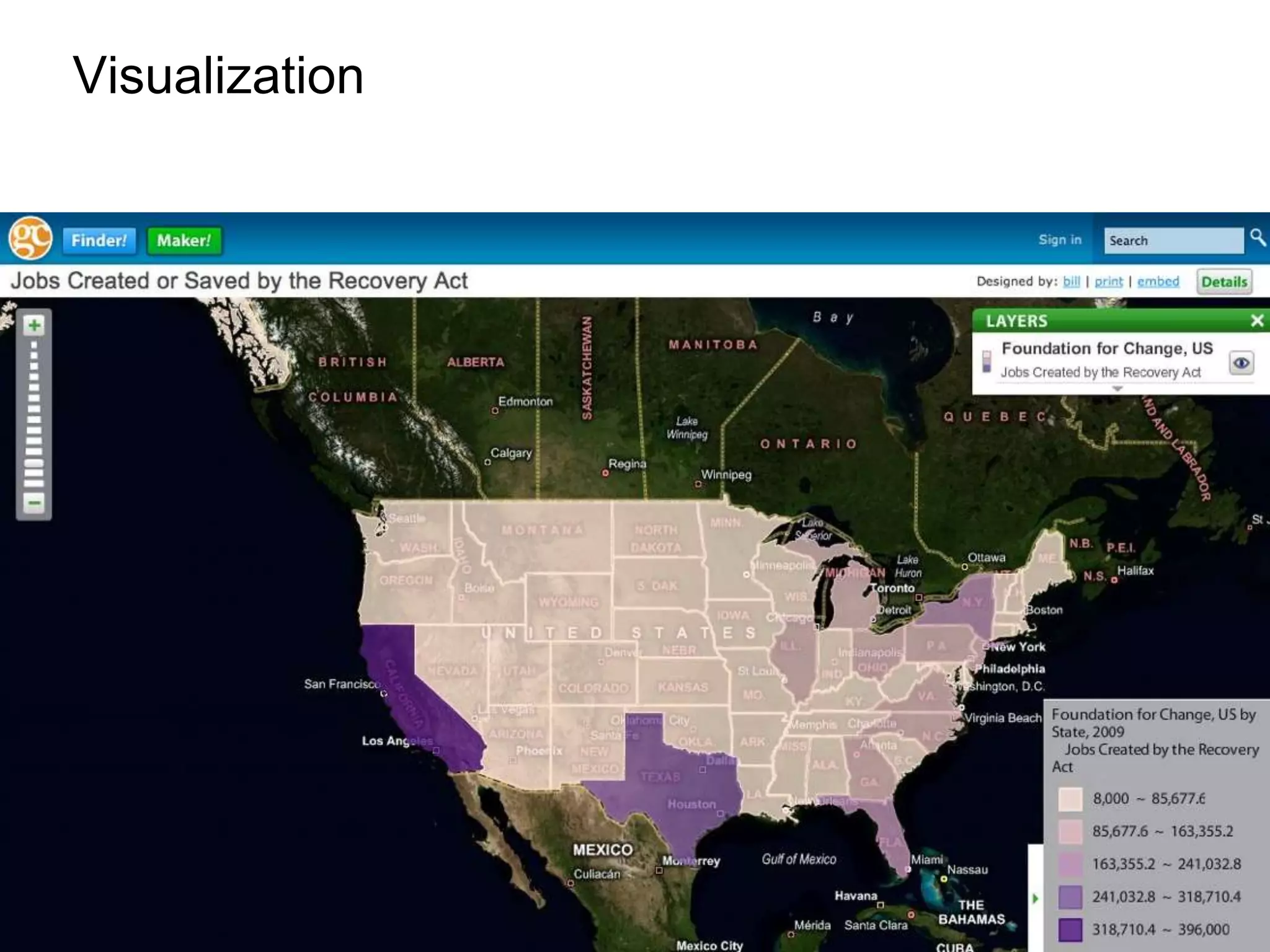 Data Sharing via Map Making