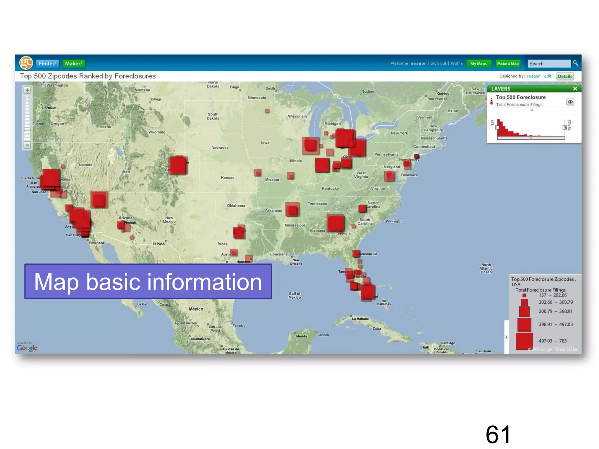 Data Sharing via Map Making