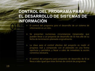 Gep2009 Lec16 Eq9 Pre Gido&Clements Cap.11 Control Del Programa