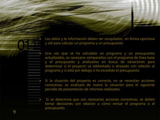 Gep2009 Lec16 Eq9 Pre Gido&Clements Cap.11 Control Del Programa