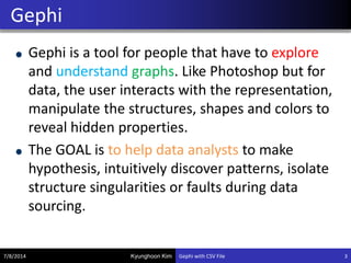 Gephi with CSV File | PDF