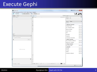 Gephi with CSV File | PDF