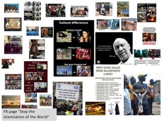 FB page "Stop the
Islamization of the World"
 