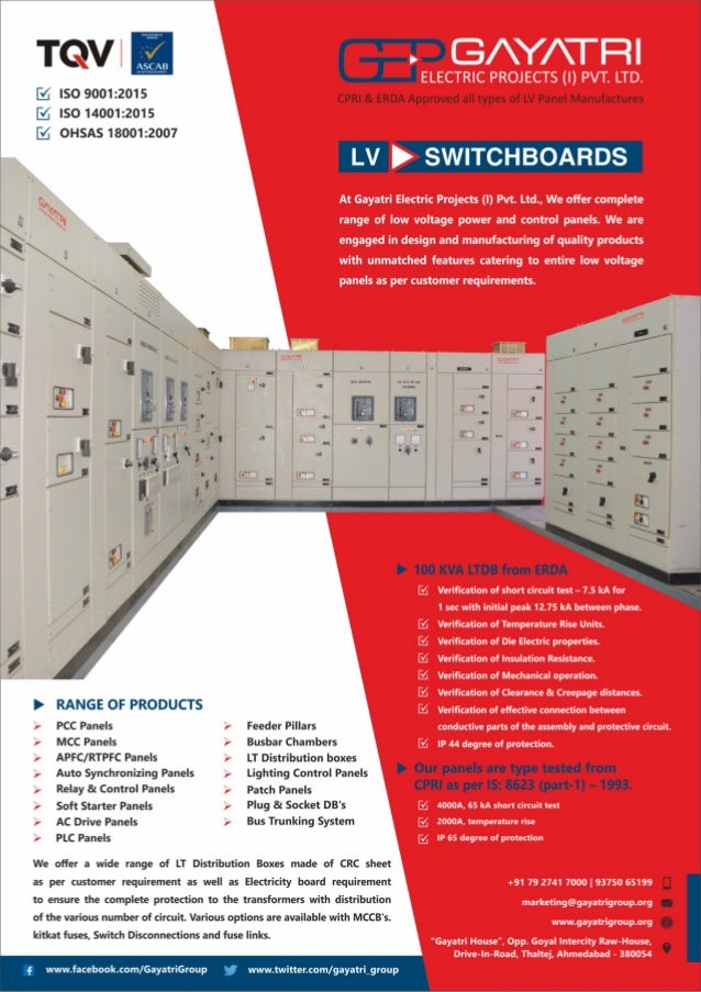 Leading Electrical Control Panel Manufacturer in Ahmedabad,HT panel