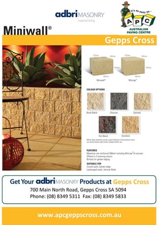 Miniwall -APC Gepps Cross