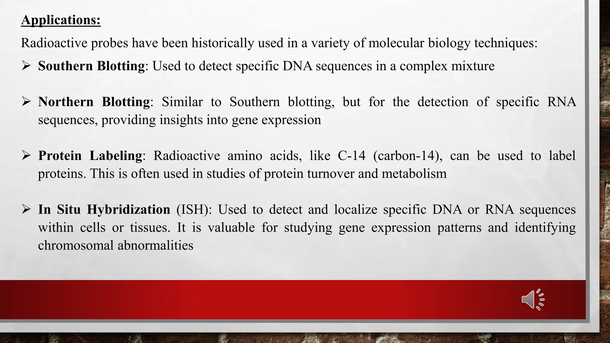 Radioactive and Non radioactive probes PPT