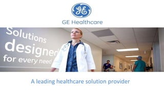 Founded in 2004
A leading healthcare solution provider
 