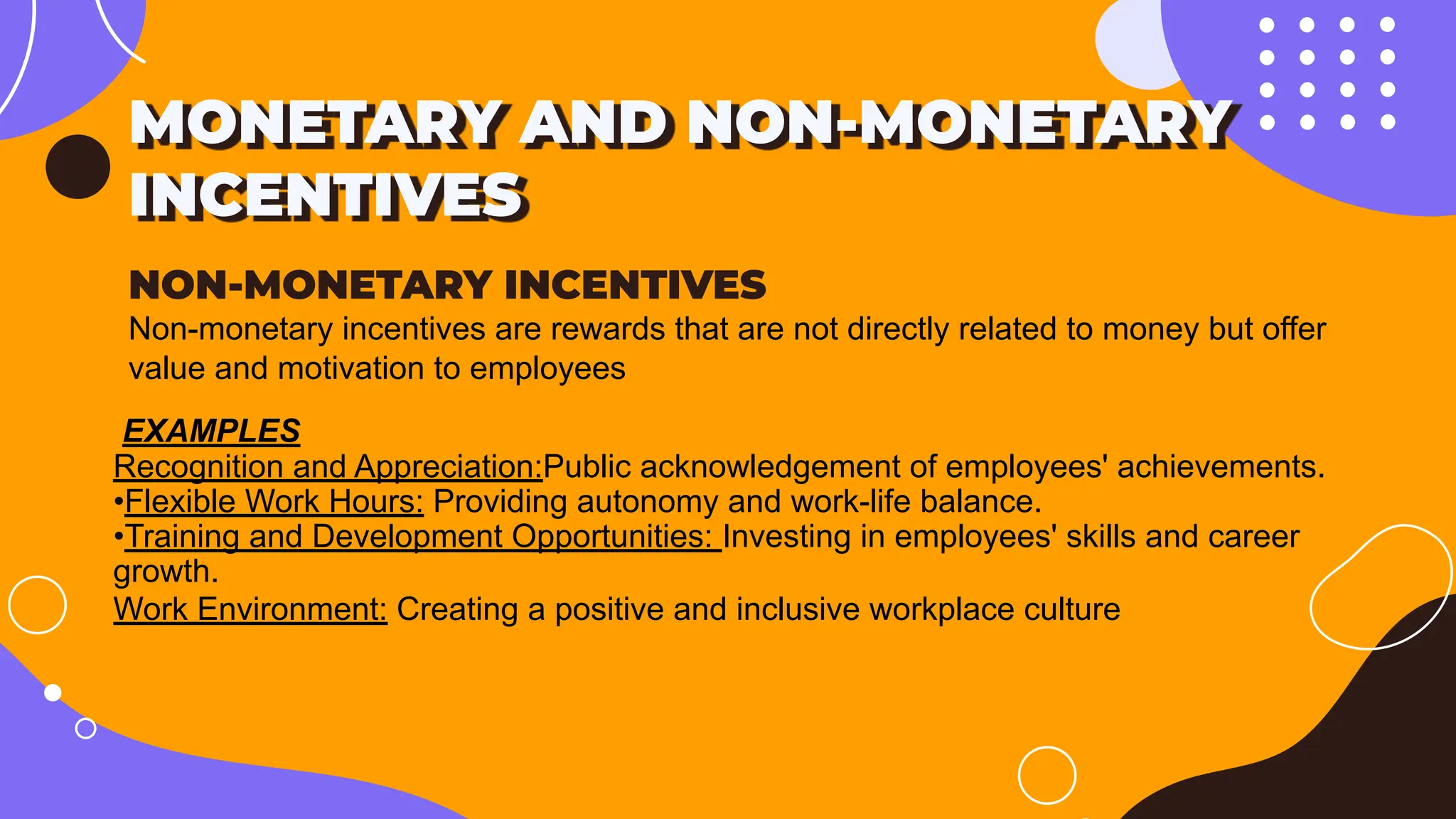 Monetary Incentive Examples Communication and motivation Maslow’s hierarchy of needs: | PDF