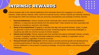 Internal Rewards Examples Communication and motivation Maslow’s hierarchy of needs: | PDF