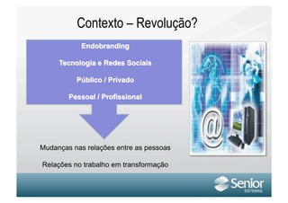Contexto – Revolução?
 