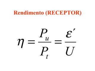 Rendimento (RECEPTOR)
