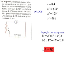 DADOS Equação dos receptores