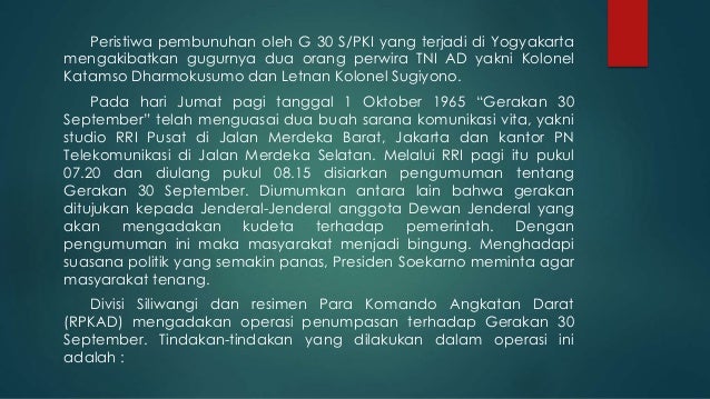 Sejarah G 30 S/PKI ppt