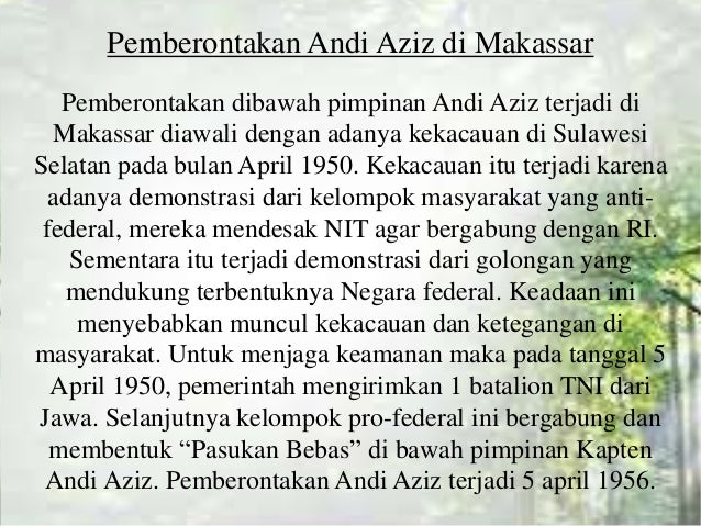 Gerakan Andi Aziz Smanike