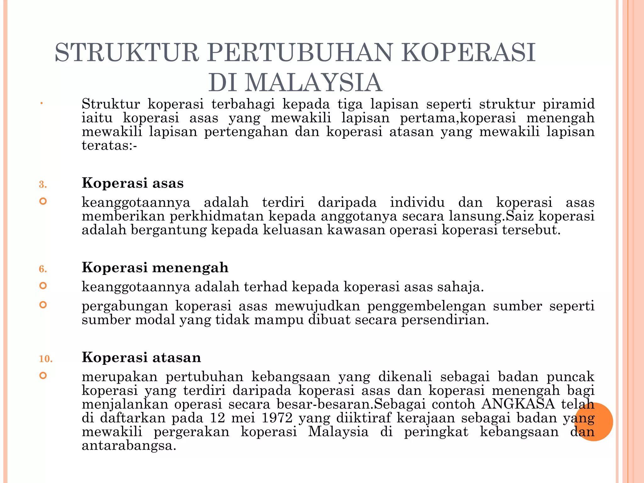 Gerakan koperasi di malaysia slide present | PPT