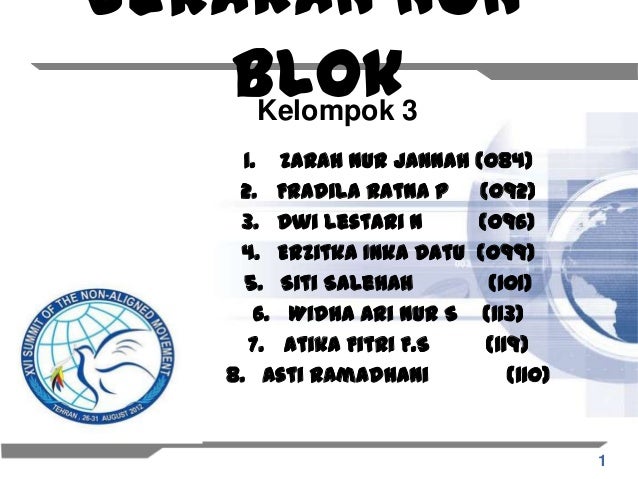 Power Point Gerakan Non Blok