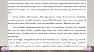 GERAKAN PEMBAHARUAN DALAM ISLAM pptx