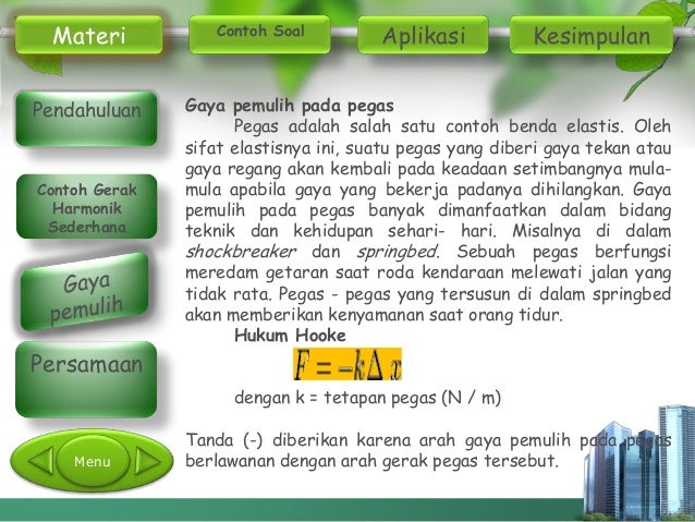 Gerak harmonik sedehana