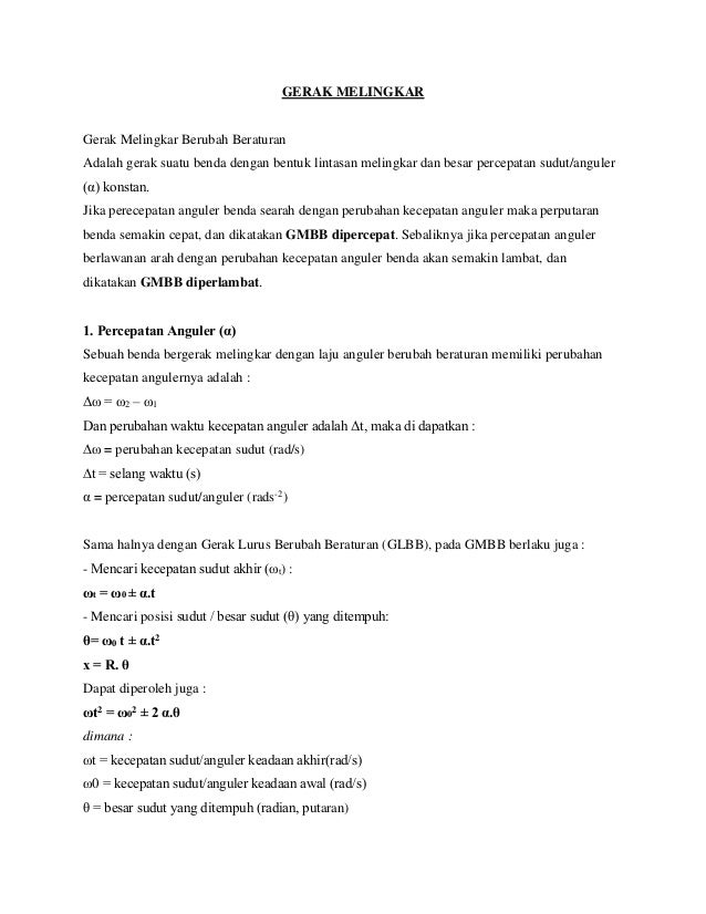 Contoh Makalah Glb Dan Glbb - Soal Matpel