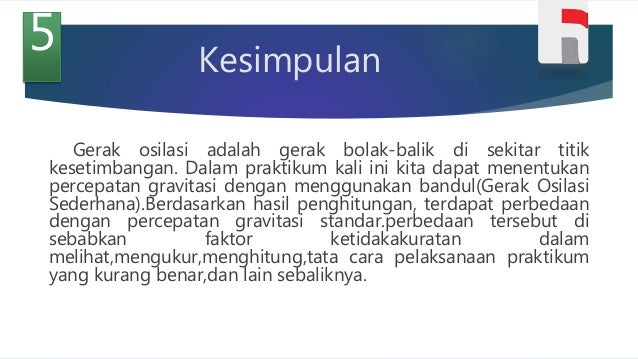Gerak Osilasi