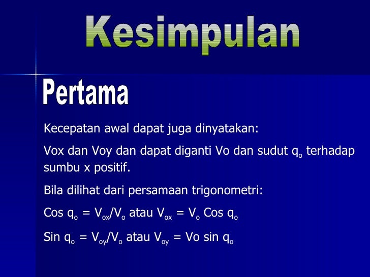Gerak Parabola