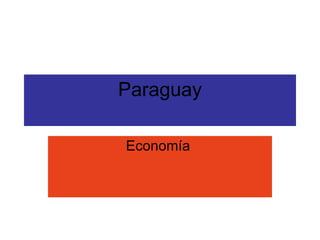 Paraguay Economía  