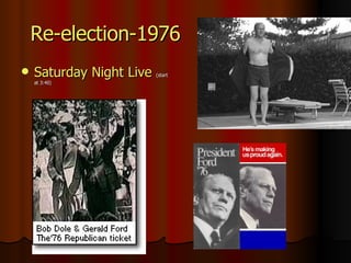 Re-election-1976 Saturday Night Live (start at 3:40)