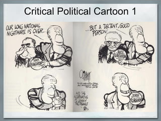 Critical Political Cartoon 1 